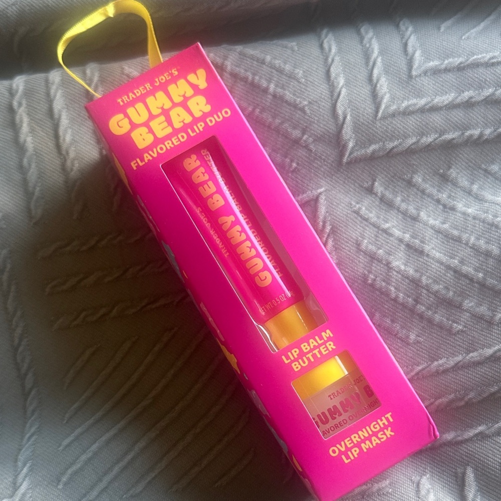 Gummy Bear Flavored Lip Duo - Pink and Yellow